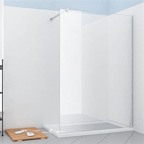 Sunny Showers 1200mm Walk In Shower Enclosure Wet Room Glass Screen 8mm