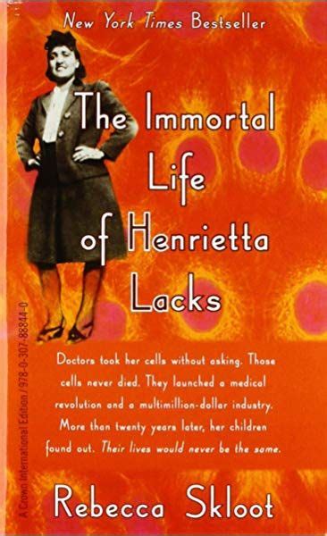 The Immortal Life Of Henrietta Lacks Uk Rebecca Skloot Books Henrietta Lacks Fun