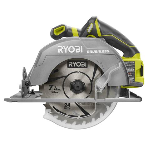 Ryobi 18 Volt One Cordless Brushless 7 14 In Circular Saw Tool Only