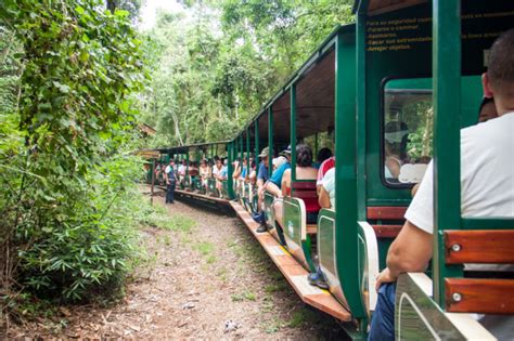 Train At Iguazu Falls Uneven Sidewalks Travel Blog