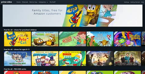 Amazon Prime Video Is Streaming Kids Movies And Tv For
