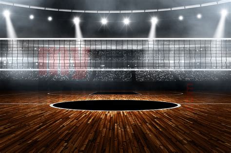 Digital Sports Background Volleyball Stadium
