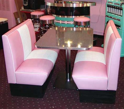 Pink Diner Seating Diner Decor Retro Diner Diner Booth
