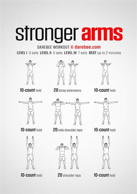 Stronger Arms Workout Strong Arms Workout Arm Workout Body Workout Plan