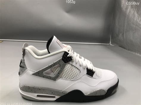 [qc] aj4 white cement kz batch crooked 260¥ cssbuy r repbudgetsneakers