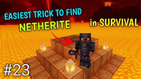 23 Finding Netherite In Minecraft 117 Survival Series Youtube