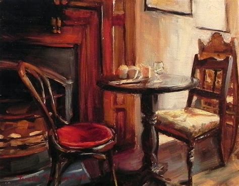 Jonelle Summerfield Oil Paintings Coffee Shop