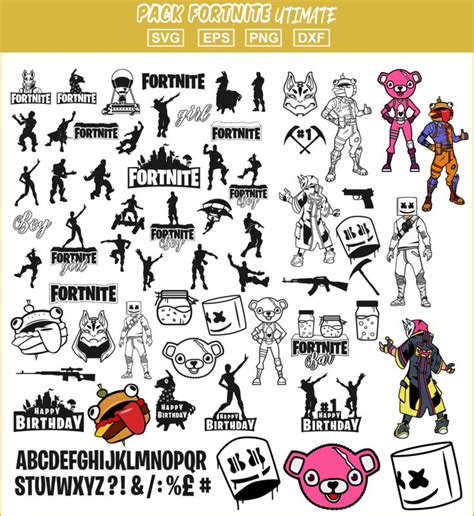 Download Fortnite ultimate SVG EPS PNG and DXF in 2020 | Eps, Svg, Dxf