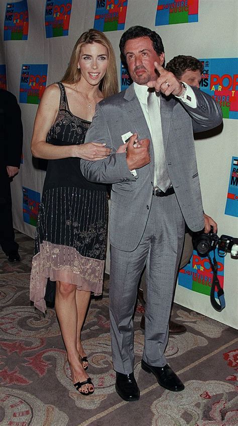 Sylvester Stallone With His Wife Jennifer Flavin Jennifer Flavin