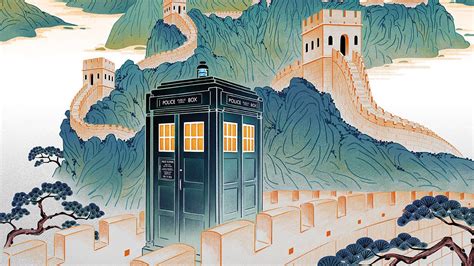 Feifei Ruans Doctor Who Art Shows The Tardis In Classic