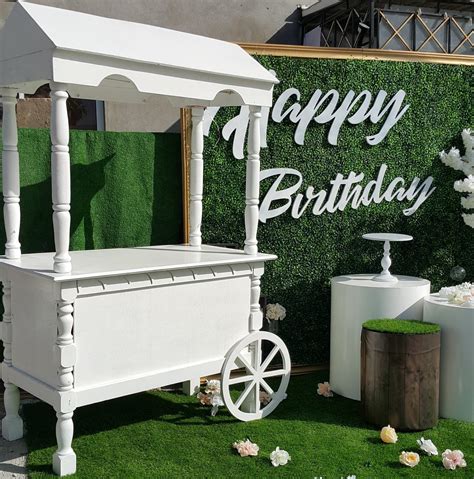White Candy Cart Event Rentals