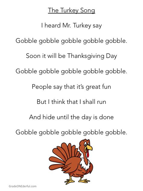 Generate a fun thanksgiving turkey poem. Turkey Poem for First Grade #thanksgiving #thanksgivingpoem #turkeypoem #gradeonederful ...