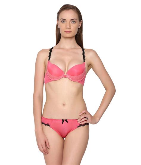 Buy Da Intimo Pink Bra Panty Sets Online At Best Prices In India