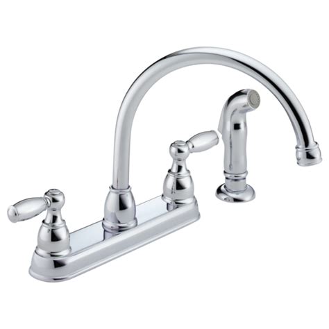Among all this versatility it is very easy. P99575 - Two Handle Kitchen Faucet