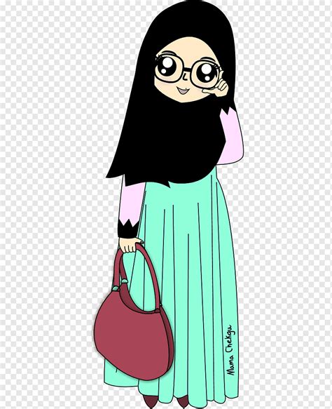 Gambar baru diunggah setiap minggu. Hijab Gambar Kartun Pakai Masker Wajah Png