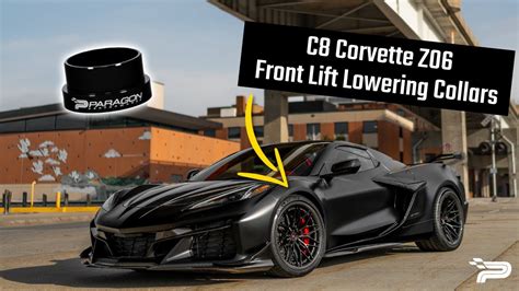C8 Corvette Z06 Front Lift Lowering Collar Explanation Youtube