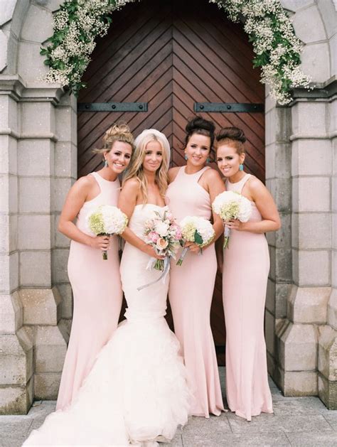 Believe us when we say you'll be pretty in pink. 2016 Spring / Summer Bridesmaid Dress Trends - Dipped In Lace