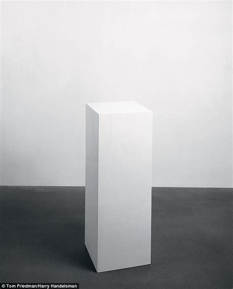 Empty Sculpture Stand And Blank Canvas Are Main Attractions At