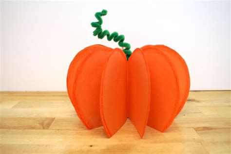 3d Paper Pumpkin Craft For Kids Stlmotherhood Reef Recovery