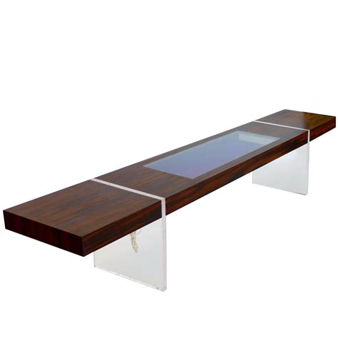 Contact aag for more detailed information if needed. Illuminating Coffee Table Custom Made by Vladimir Kagan ...