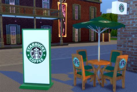 Starbucks Stuff Note From Christina Remember The Mesh The Sims 4