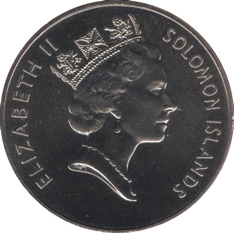 1 Dollar Elizabeth Ii Sanfords Sea Eagle Solomon Islands Numista