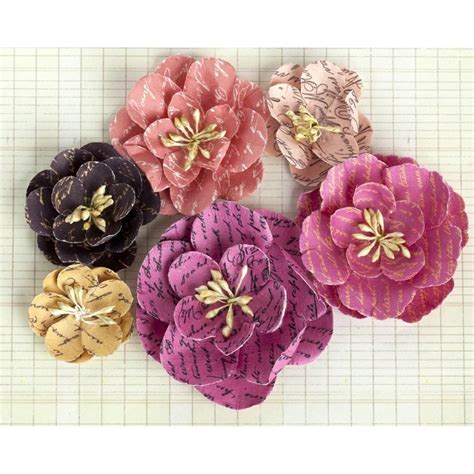 Paperflora2@gmail for colors and price lists. Prima Flowers "Labelle" Pink Marble/565817 flower ...