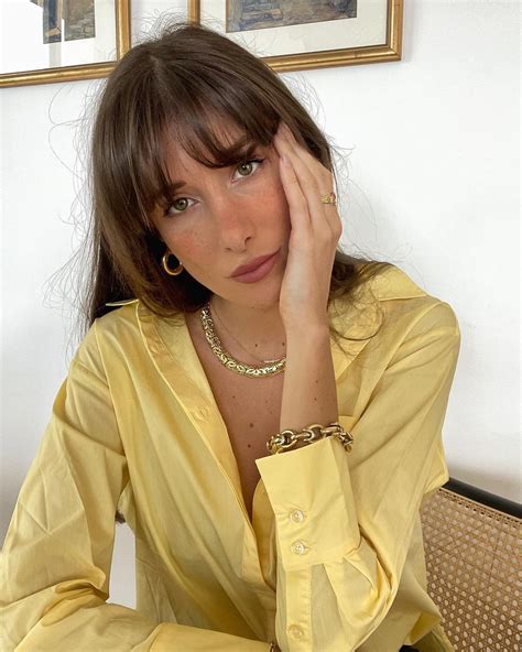 Julie Sergent Ferreris Instagram Photo Oversize Shirt Yellow A