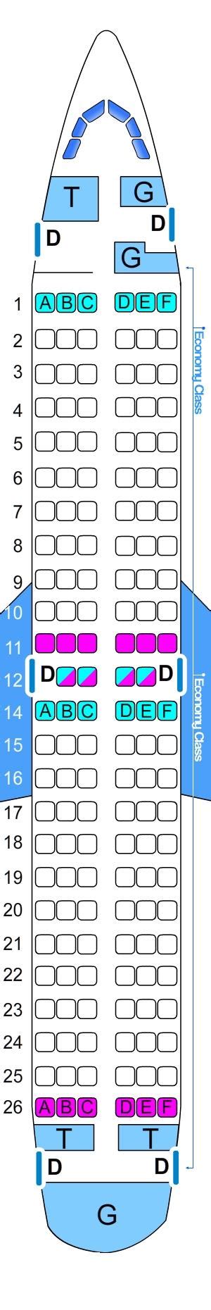 Seat Map Boeing B737 700 Seatmaestro