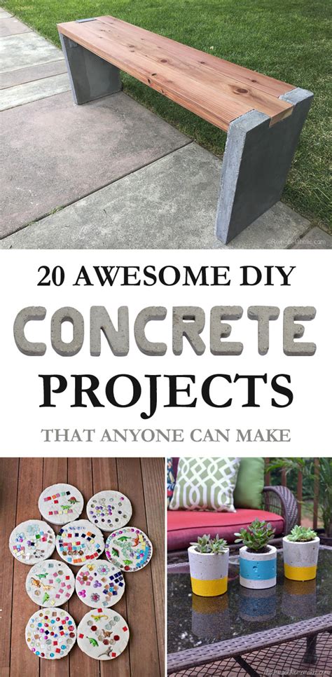 20 Awesome Diy Concrete Projects That Anyone Can Make
