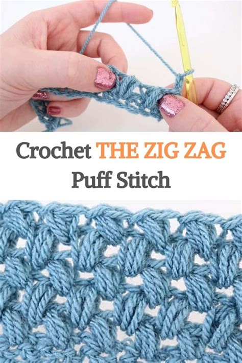 Crochet The Zig Zag Puff Stitch
