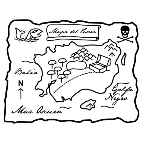 Treasure Map Free Coloring Pages Coloring Pages