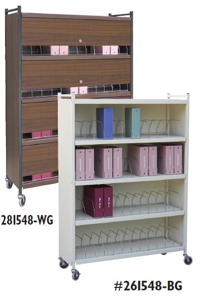 Large Vertical Locking Medical Chart Rack