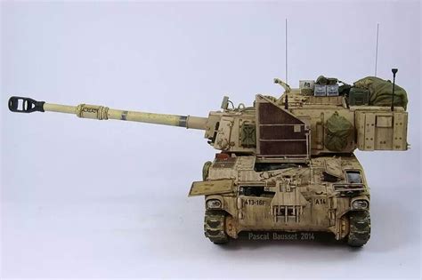 The m284 155 mm 39 caliber cannon allowed the use of the m203 propellant charges, increasing its maximum range with a m549 rap up to 30 kilometers. M109A6 | Tanks military, Military vehicles, Military diorama