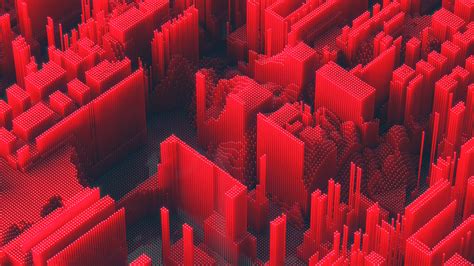 1920x1080 Red Abstract Geometry Laptop Full Hd 1080p Hd 4k Wallpapers