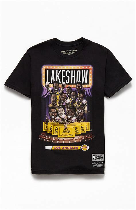 Browse through different shirt styles and colors. Mitchell & Ness Cotton Los Angeles Lakers Lakeshow T-shirt ...