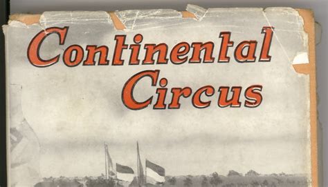 The Velobanjogent Book Review Continental Circus By Ted Mellors