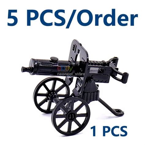 Moc Wwii Military Weapon Mg08 Maxim Heavy Machine Gun Mini Toy Figures