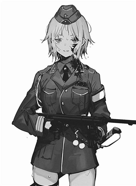 Syusi On Twitter Anime Warrior Girl Anime Military Blue Hair Anime Boy