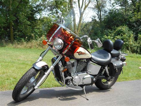 98 honda vt1100 vt 1100 shadow spirit lower exhaust muffler pipe. Buy 1998 Honda Shadow Spirit 1100 Cruiser on 2040-motos