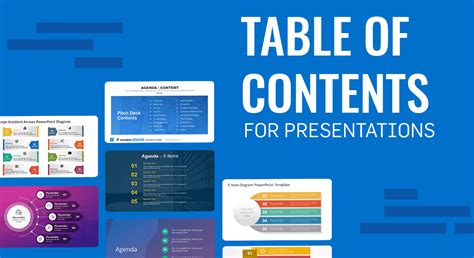 Guide To Create A Table Of Contents In PowerPoint SlideModel