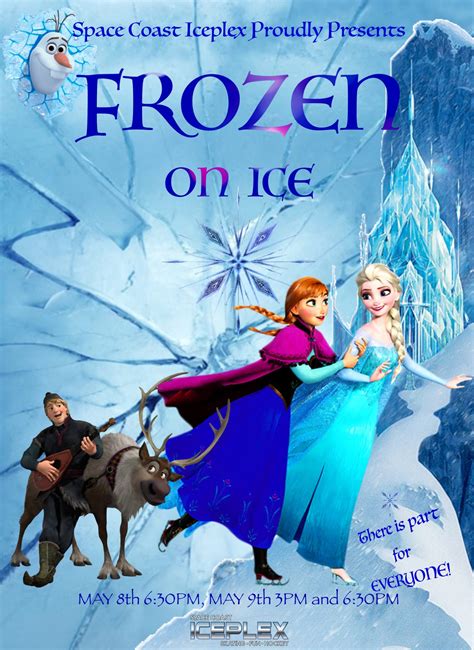Frozen On Ice Poster Sci Final Less Quality Space Coast Iceplex