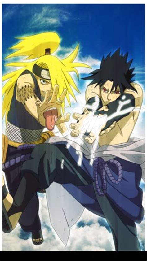 Naruto The Anime Evolution Sasuke Vs Deidara