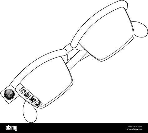 Smart Glasses Icon App Media Wearable Technology And Gadget Theme