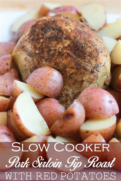 Pour in broth and milk and bring to a boil while stirring. Slow Cooker Pork Sirloin Tip Roast with Red Potatoes