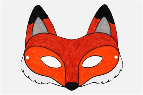 Fox Mask Free Printable Templates And Coloring Pages