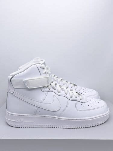 New Nike Air Force 1 High 07 Triple White Sneakers Cw2290 111 Mens