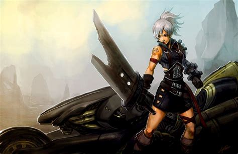 Riven From League Of Legends In Clouds Soldier 1st Class Outfit