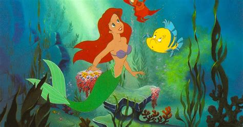 My Favorite Disney Postcards Ariel Sebastian And Flounder From The