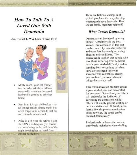 How To Talk With A Loved One With Dementia What Causes Dementia